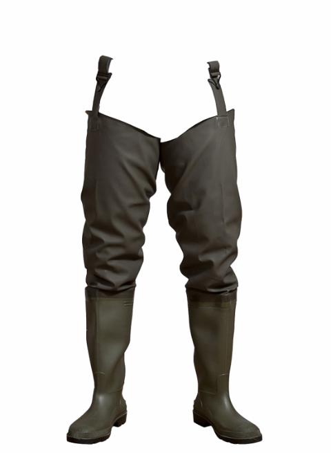 Thigh waders, safety